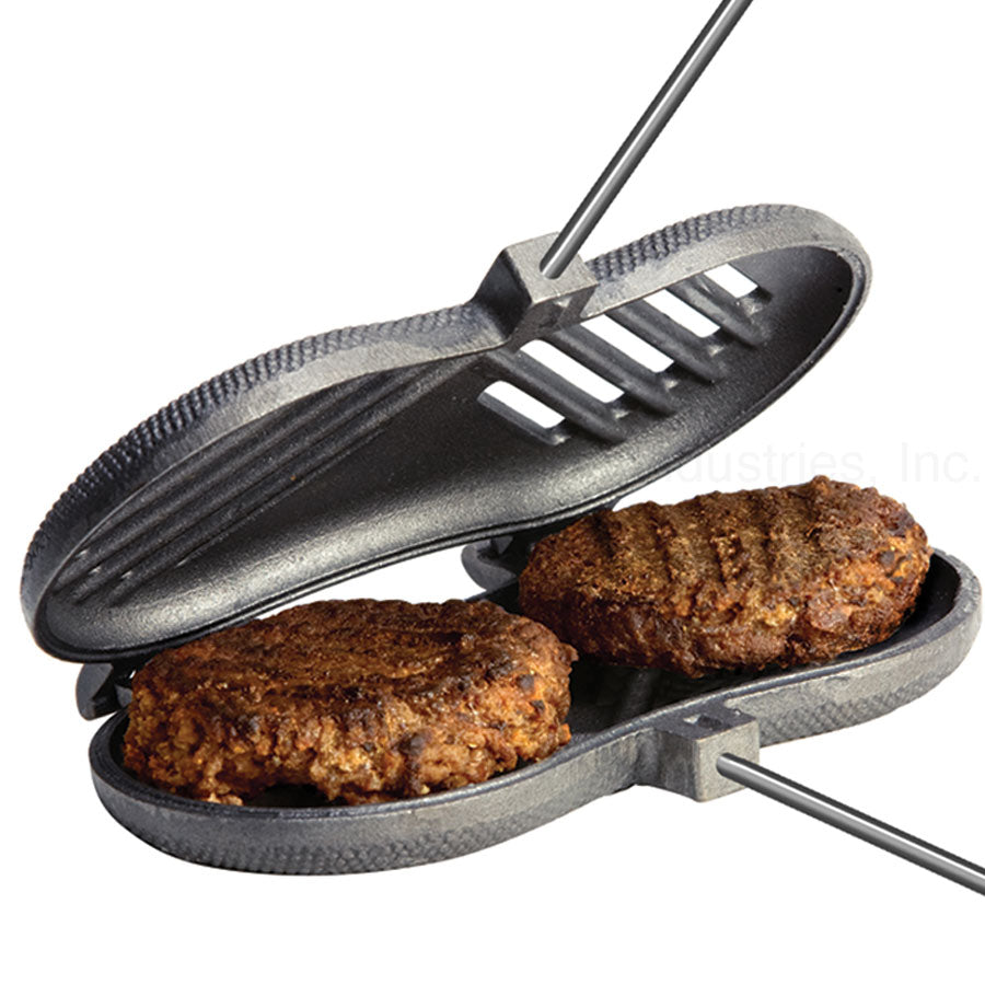 Rome Wilderness Hamburger Griller - Cast Iron